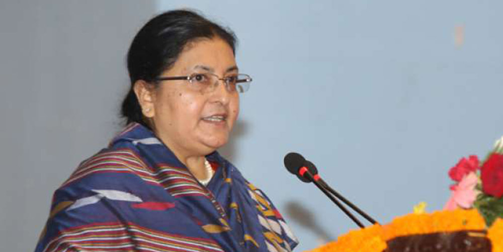 ज्येष्ठ नागरिकको सम्मानपूर्ण जीवन सुनिश्चित गर्नु हाम्रो कर्तव्य हो : राष्ट्रपति