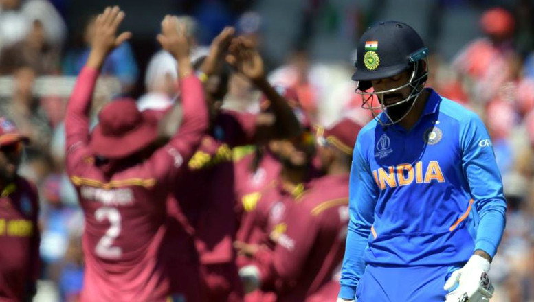 विश्वकप क्रिकेट:  भारतद्वारा वेष्ट इन्डिज सामु २६९ रनको लक्ष्य प्रस्तुत