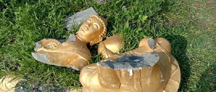 बुद्ध जन्मस्थल लुम्बिनीमा नै भयो बुद्धको मुर्ति तोडफोड | OmkarTimes.com
