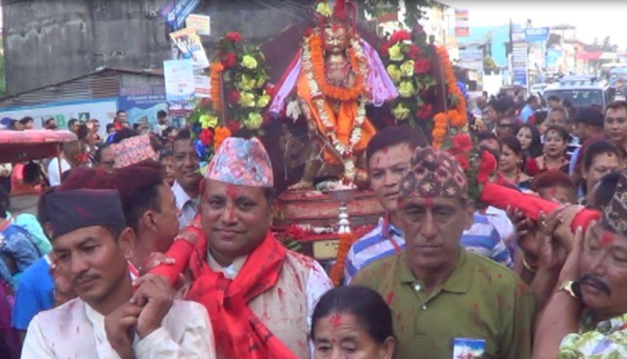बिराटनगरमा निकालियो भिमसेन जात्रा