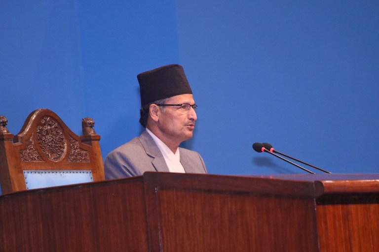 युरोपेली मुलुकका राजदूत तथा राष्ट्रसङ्घीय प्रतिनिधिद्वारा सभामुख सापकोटासँग भेट