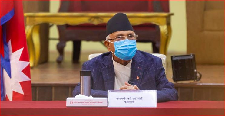 प्रधानमन्त्रीले राष्ट्रका नाममा सम्बोधन गर्दै