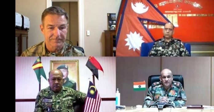 अमेरिकी सेनाको इण्डो प्यासेफिक कमाण्डले गरेको ल्याण्ड पावर सम्मेलनमा नेपाली सेनाका रथी शर्मा सहभागी
