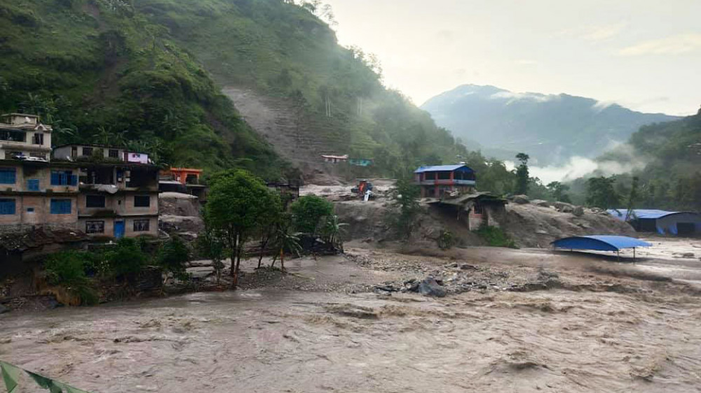 बाढीले मध्य भोटेकोसी हाइड्रो डुबानमा, एक चिनियाँ प्राविधिक बेपत्ता