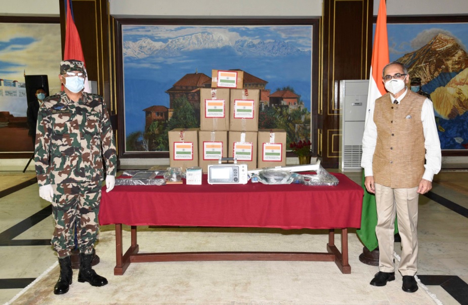भारतद्वारा नेपाली सेनालाई भेन्टिलेटर सहयोग