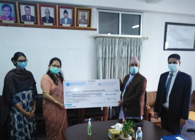 पुनर्निर्माणमा भारतको पूर्वप्रतिबद्धता अनुरुप नेपाललाई भारु ९६ करोड  हस्तान्तरण