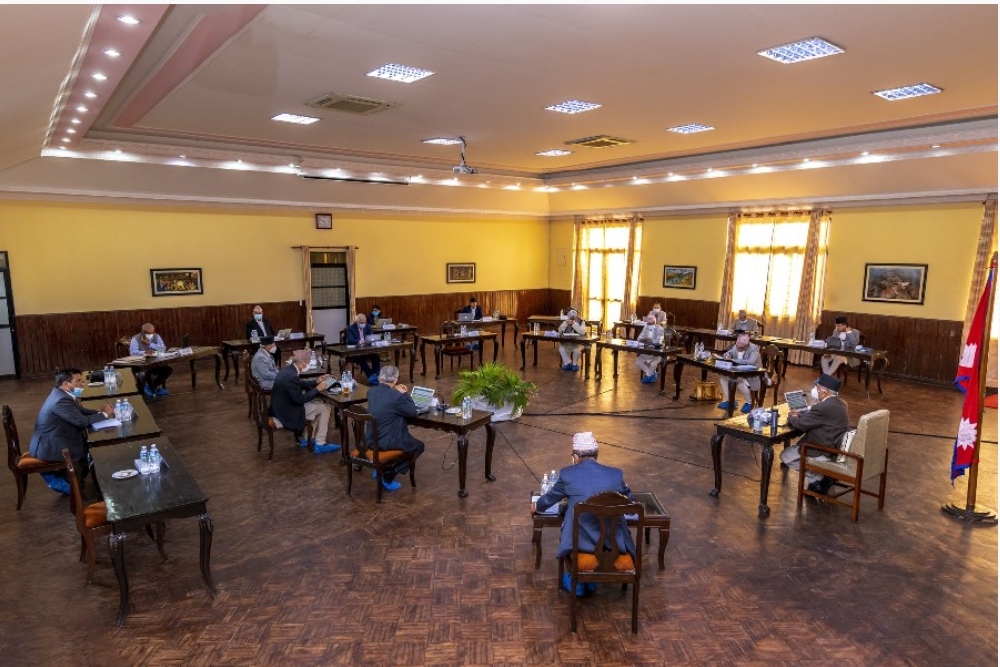 मन्त्रिपरिषदको बैठक एक घण्टा ढिलो , अहिले २ बजे बस्दै