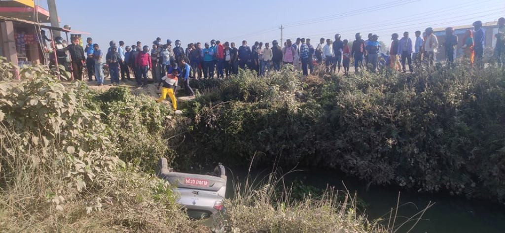 कार दुर्घटनामा चालकको मृत्यु