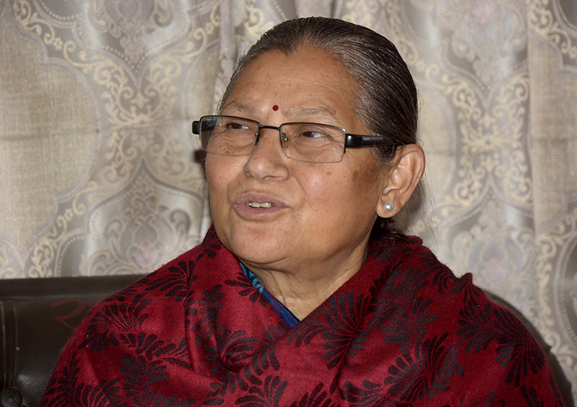 पौडेललाई हटाउँदै शाक्य बनिन् संसदीय दलको नेता