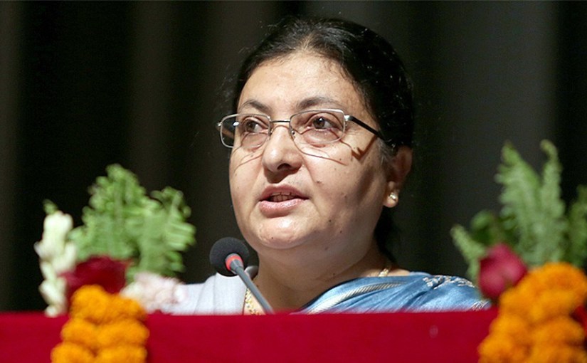 राष्ट्रपतिद्वारा अध्यादेश जारी