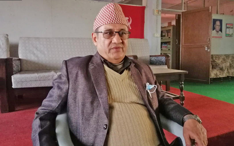अविश्वासको प्रस्ताव चाँडै पारित हुने, नेकपा प्रदेश नं १ का ईन्चार्ज भीम आचार्यको दाबी