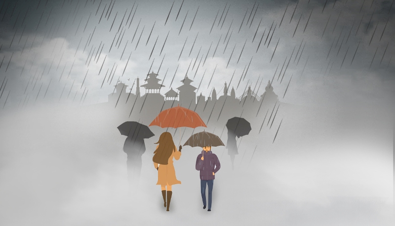 मौसम : अधिकांश भूभागमा हल्कादेखि मध्यम वर्षाको सम्भावना