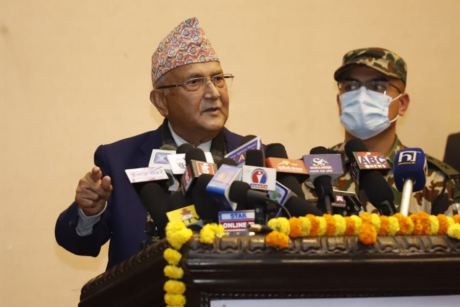 एक घण्टामै केरुङ–काठमाडौं वारपार गराइनेछः प्रधानमन्त्री ओली