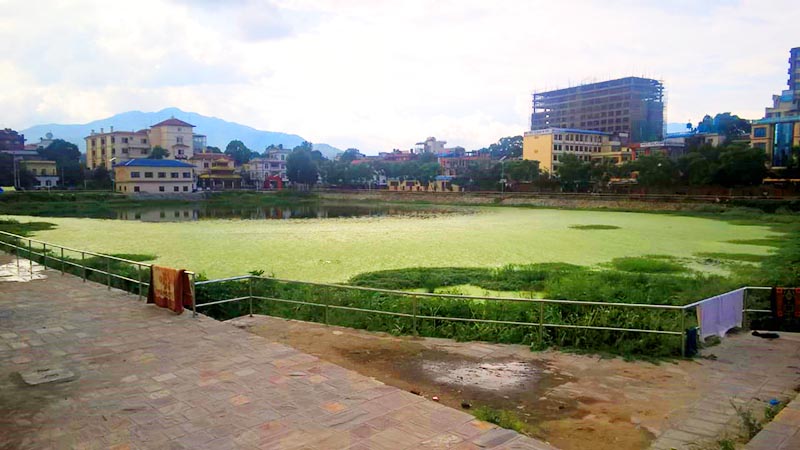 कमलपोखरीको पुनःनिर्माण ८५ प्रतिशत सम्पन्न, पानी भर्न शुरु