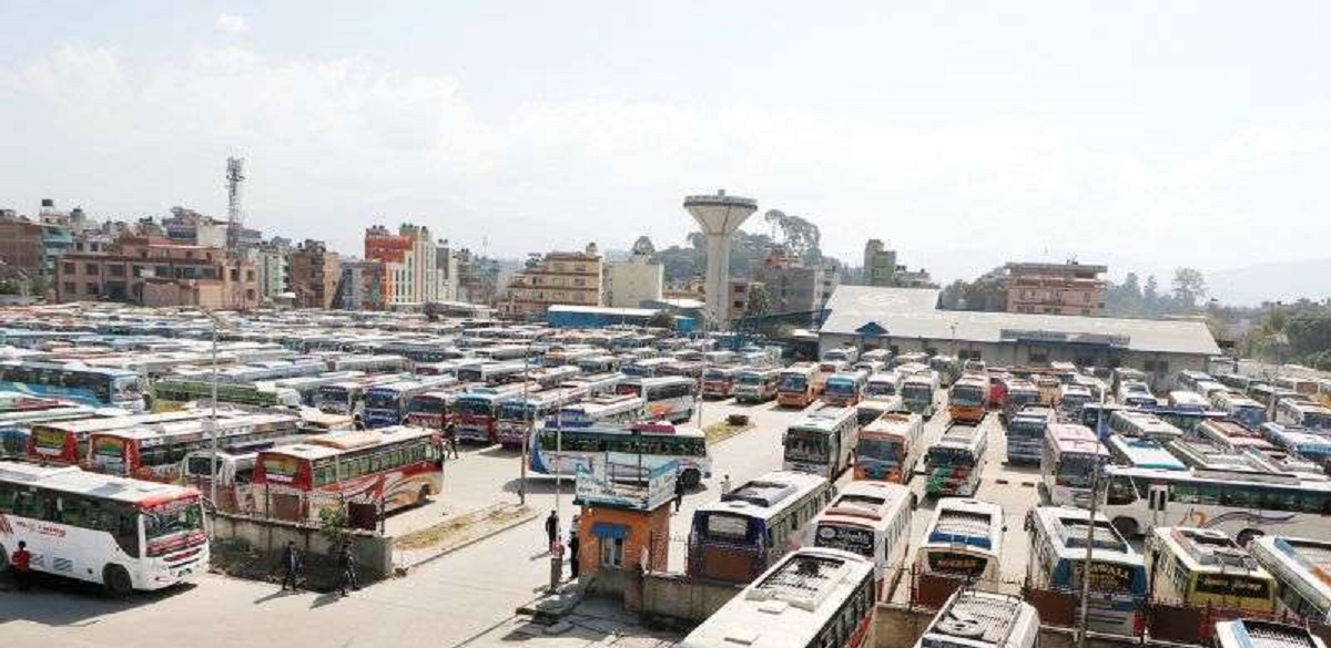 नयाँ बसपार्कका टिकट काउण्टर बुधबारदेखि बन्द