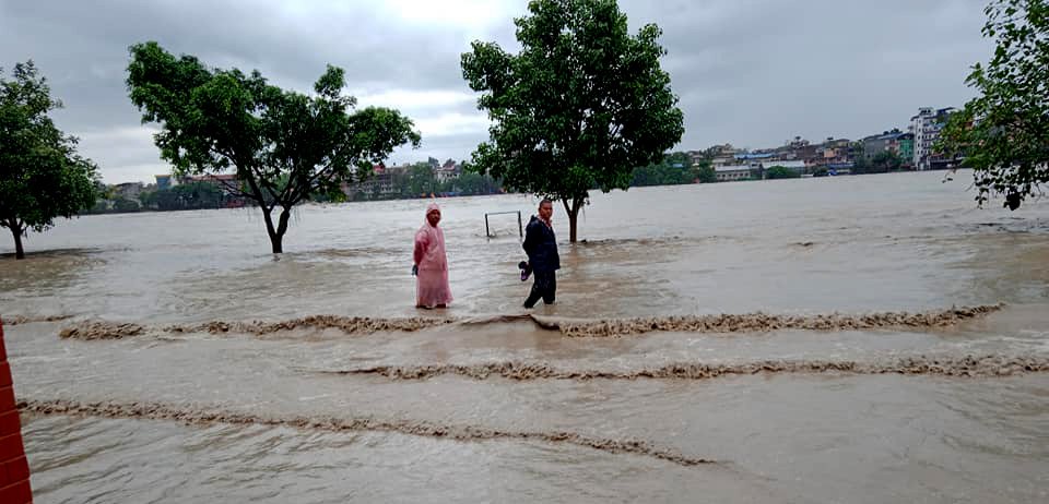 नारायणी नदीको सतह इतिहासकै उच्च विन्दुमा