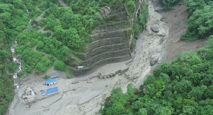 मेलम्ची खानेपानी आयोजनामा एक अर्बको क्षति