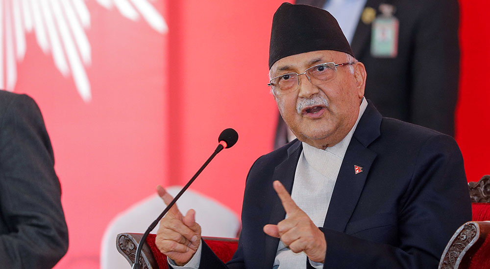 अध्यक्षमा दोहोरिने ओलीको संकेत