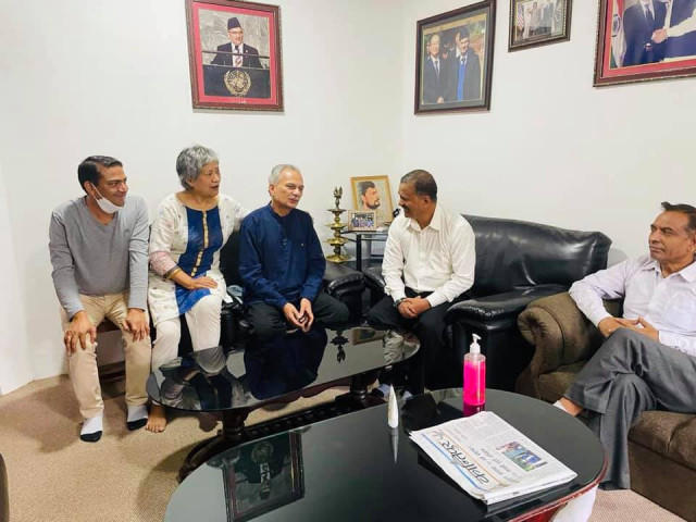 जसपा अध्यक्ष भट्टराई र विप्लवबीच भेटवार्ता
