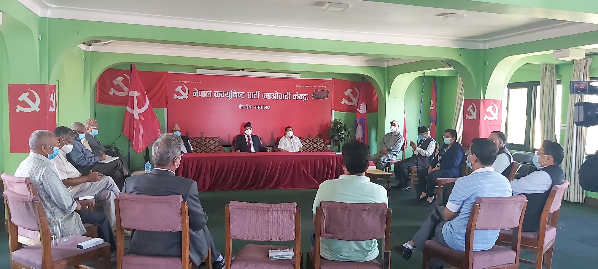 नेकपा माओवादी केन्द्रको स्थायी कमिटी बैठक जारी