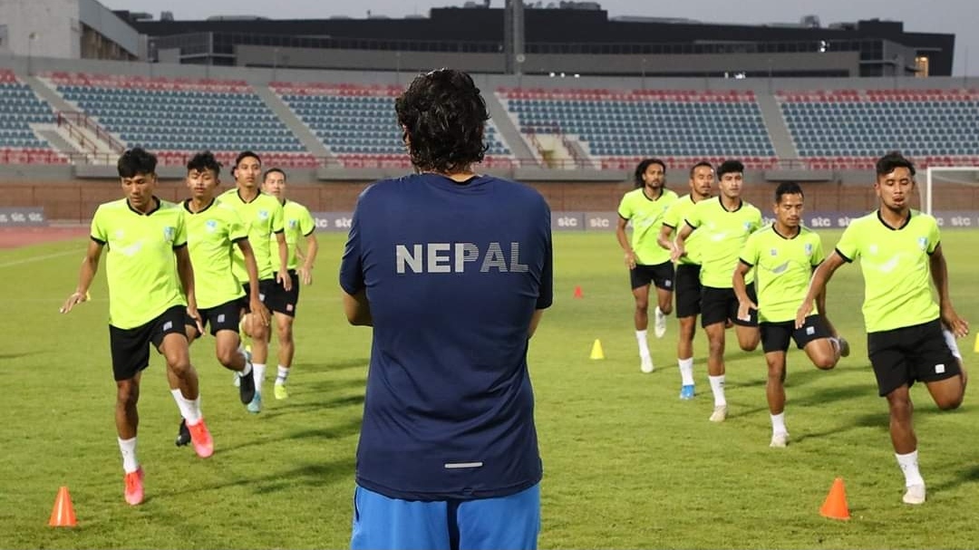 आजदेखि राष्ट्रिय फुटबल टिमको बन्द प्रशिक्षण शुरु