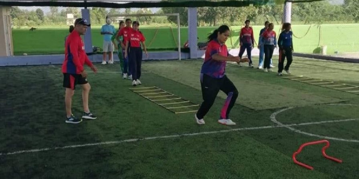 राष्ट्रिय महिला क्रिकेट टिमको बन्द प्रशिक्षण सुरु