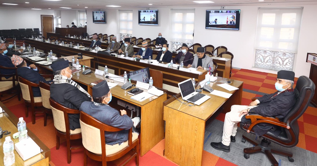 मन्त्रिपरिषद् बैठक आज बस्दै