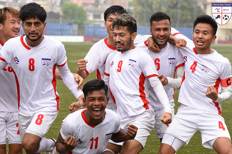 चर्च ब्वाइज क्लब ए डिभिजनमा बढुवा