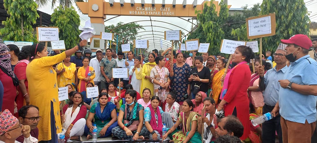 विराटनगर विमानस्थल आसपासका करिब १२७ बिघा जग्गा डेढ वर्षदेखि रोक्का