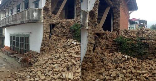 खोटाङ भूकम्प : भोजपुरमा २, खोटाङमा १ घर भत्किए