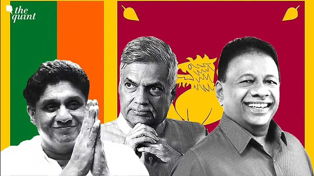 श्रीलंकाको राष्ट्रपतिका लागि तीन जनाबीच प्रतिष्पर्धा हुने