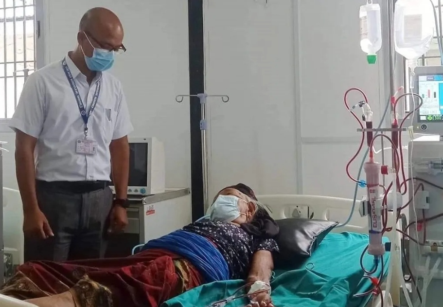 लमजुङको जिल्ला अस्पतालमा डायलाइसिस सेवा सुरु