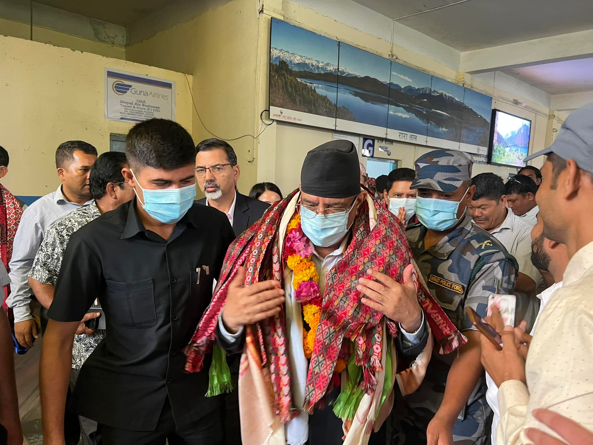 चितवन-३ बाट चुनावमा उठ्ने प्रचण्डकाे घाेषणा