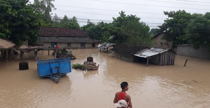 कञ्चनपुरको वनहरा शिविर डुबानमा परेपछि उद्धार